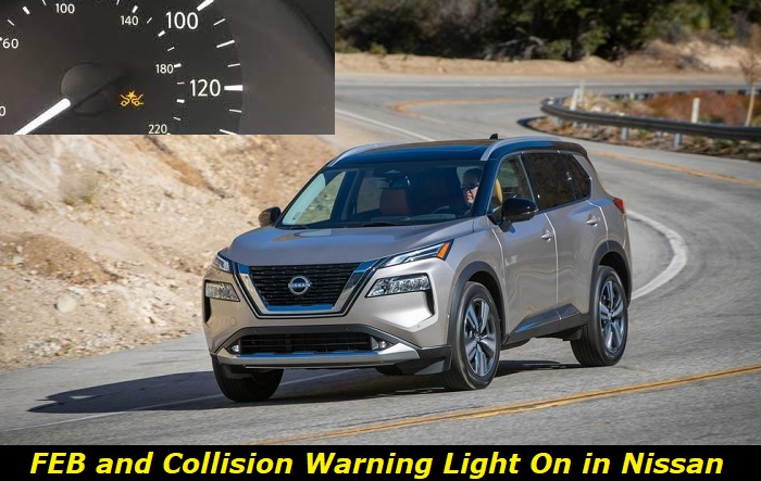 feb plus collision warning light nissan